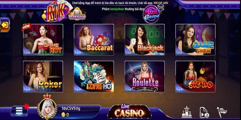 App casino Rikvip