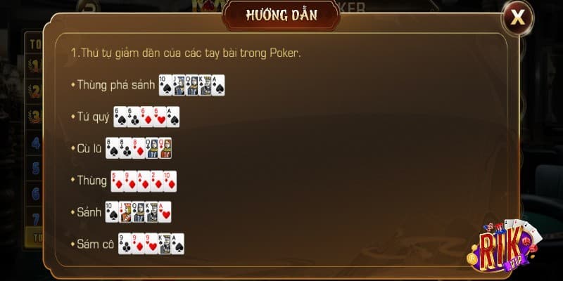 Texas Hold’em Online tại Rikvip